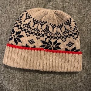 NWT knit preppy fair isle J.Crew beanie